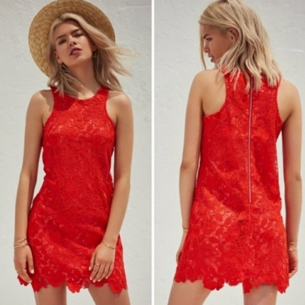 Lovers + Friends caspian lace mini dress